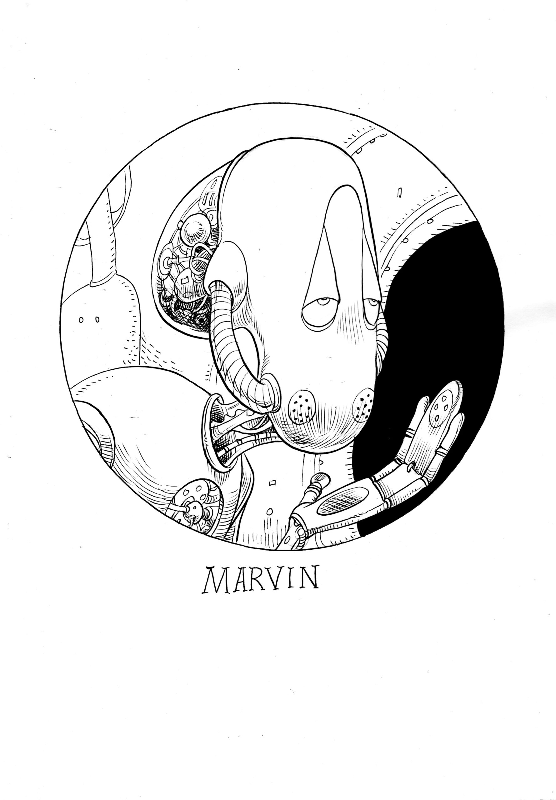 2021 Illustrated Hitchhiker's Marvin