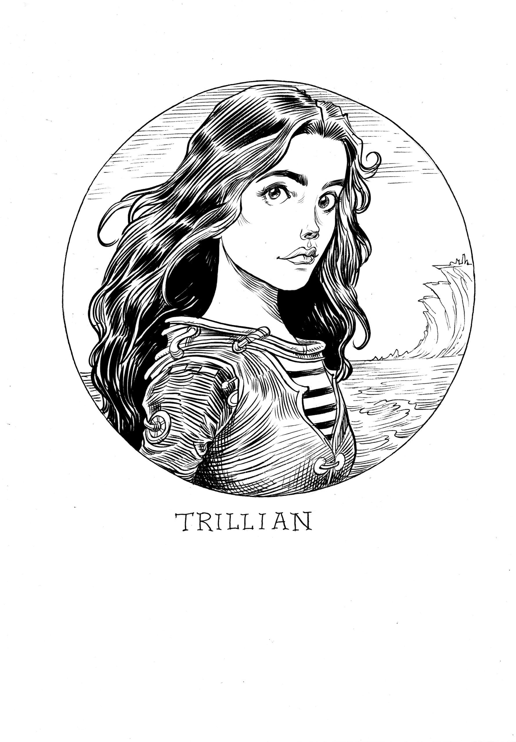 2021 Illustrated Hitchhiker's Trillian