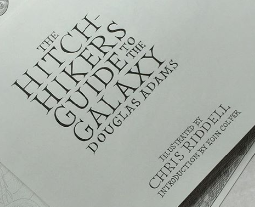 Chris Riddell Hitchhiker's