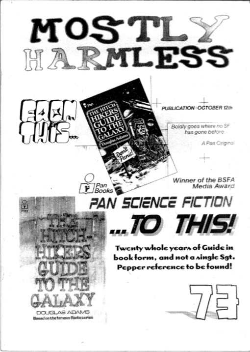 Mostly Harmless 001 Cover